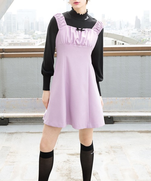 トップス a.milk MILK（ミルク） tシャツ ロゴ Puff タートル トップス レディース