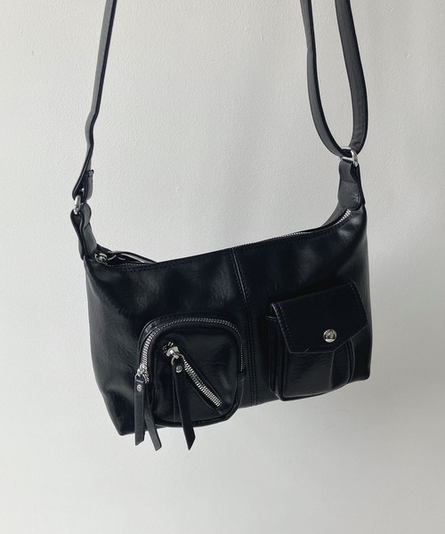 AS KNOW AS（アズノゥアズ） ショルダーバッグ バッグ ダブルポケット