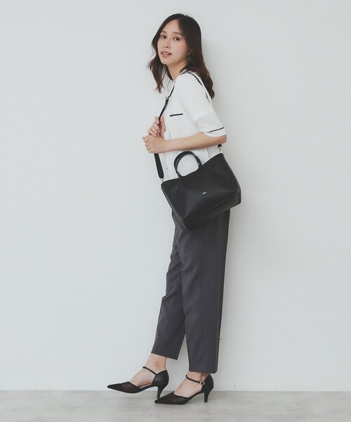 index（インデックス） トートバッグ 「軽量合皮」2WAYミドルサイズ