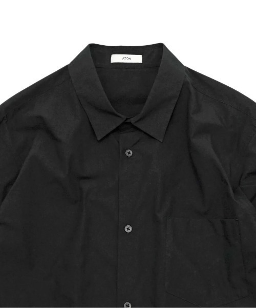 ATON（エイトン） シャツ 「ATON」SUVIN BROAD STANDARD SHIRT メンズ