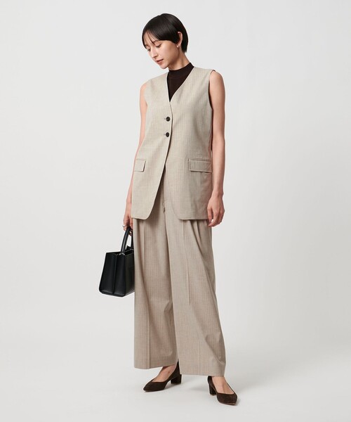 UNITED ARROWS ベスト ジレ REOPEL ミドル ‐ウォッシャブル
