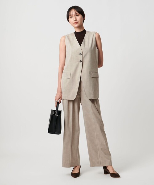 UNITED ARROWS ベスト ジレ REOPEL ミドル ‐ウォッシャブル
