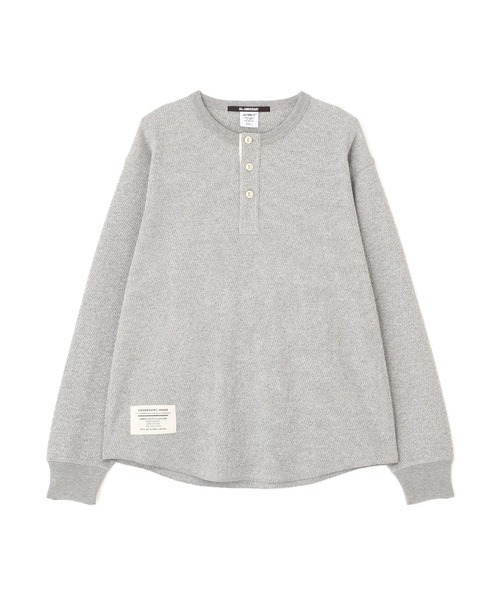 AVIREX（アヴィレックス） ヘンリーネック tシャツ HONEYCOMB WAFFLE L
