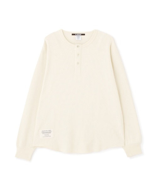 AVIREX（アヴィレックス） ヘンリーネック tシャツ HONEYCOMB WAFFLE L