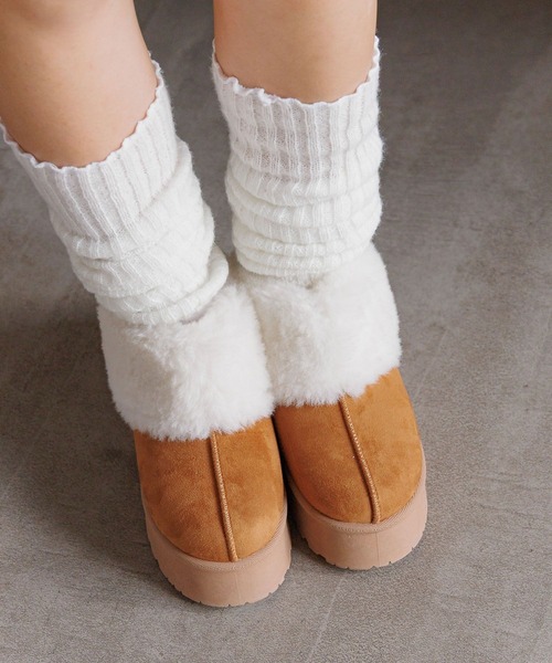 ブーツ スノーシューズ 厚底ムートンサボ/AND YUA ANY/571611 キッズ 子供 女の子 | GLOBAL WORK | 11