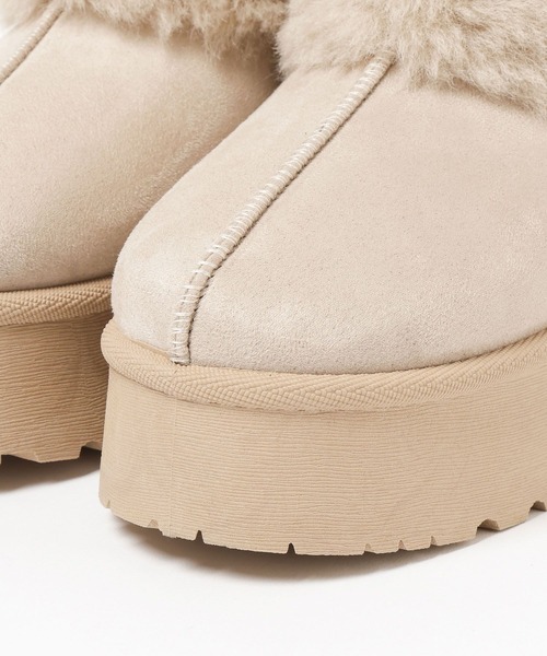 ブーツ スノーシューズ 厚底ムートンサボ/AND YUA ANY/571611 キッズ 子供 女の子 | GLOBAL WORK | 18