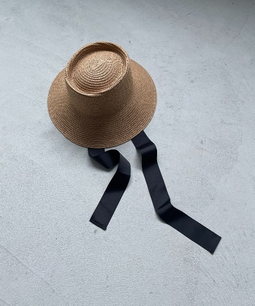 「AIC.」 ストローハット FREE ベージュ レディース_画像4