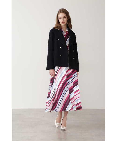 PINKY&DIANNE（ピンキー アンド ダイアン） 長袖ワンピース 38 ブルー