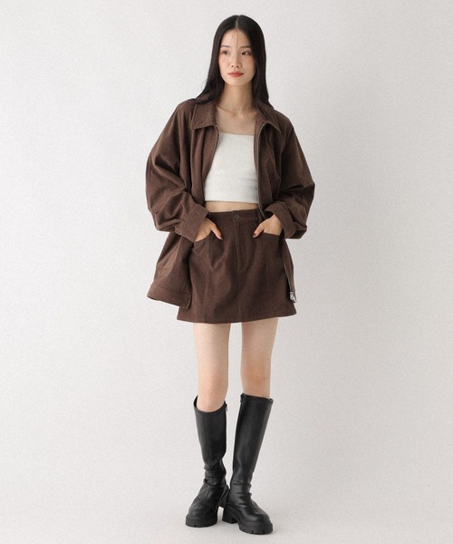 Heather（ヘザー） スカート コーデュロイタイトミニスカート 598360