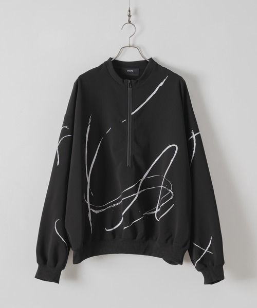 DOOPZ（ドープス） トレーナー スウェット Half Zip Paint Sweat