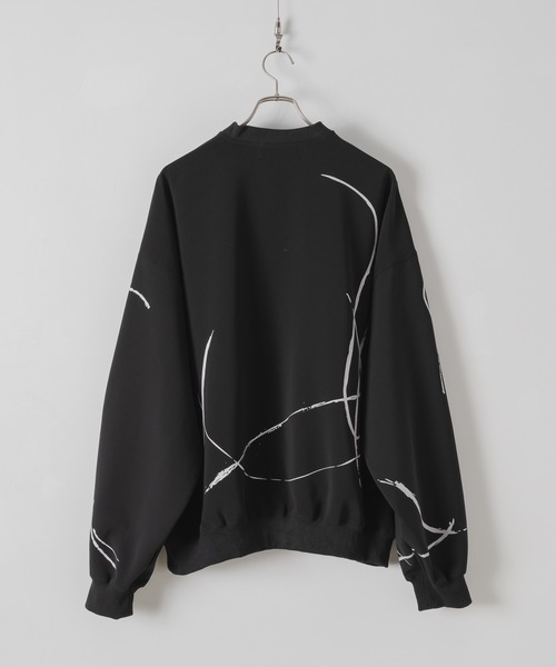 VAVADUDU　スウェット　トップス　トレーナー　ペイント　アート VAVADUDU スウェット トップス トレーナー ペイント アート 【公式通販】