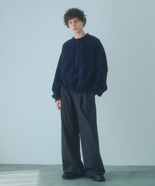 DOOPZ（ドープス） トレーナー スウェット Half Zip Paint Sweat
