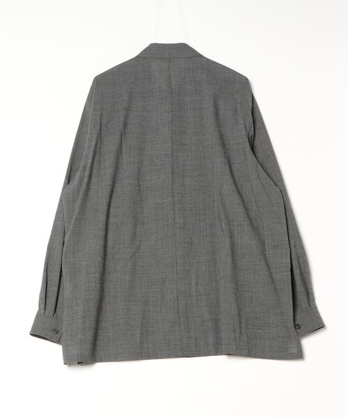 ATON（エイトン） シャツ (エイトン)TWIST WOOL WASHER | OVERSIZED