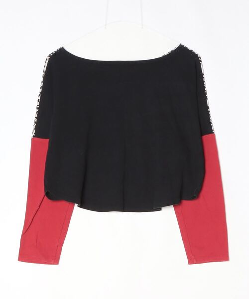 「FIG&VIPER」 レオパード長袖カットソー FREE ブラック レディース_画像2