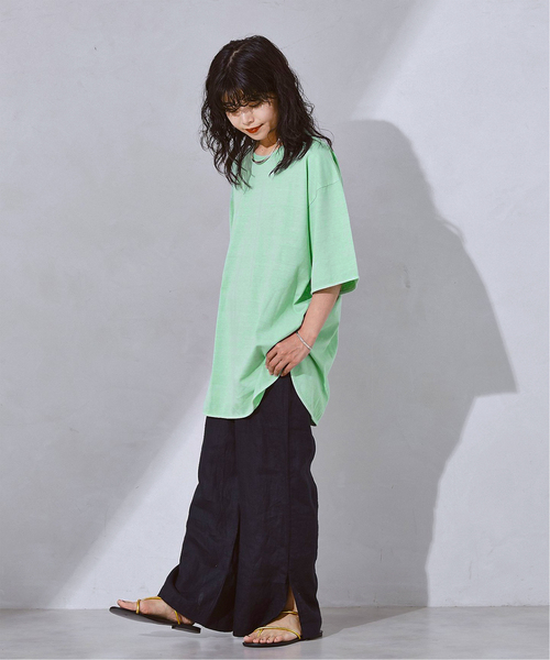 [JOURNAL STANDARD relume] короткий рукав футболка MEDIUM зеленый мужской 