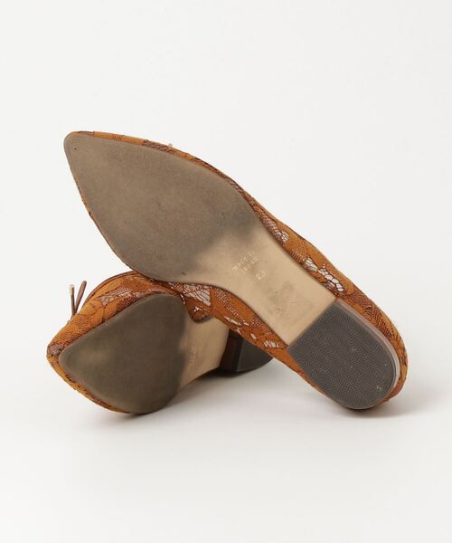 「LE TALON」 フラットパンプス 23cm オレンジ レディース_画像3