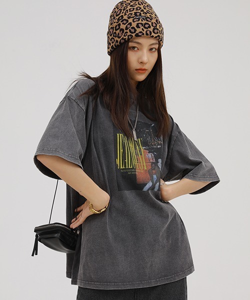 「MASONPRINCE」 半袖Tシャツ X-SMALL ダークグレー メンズ_画像7