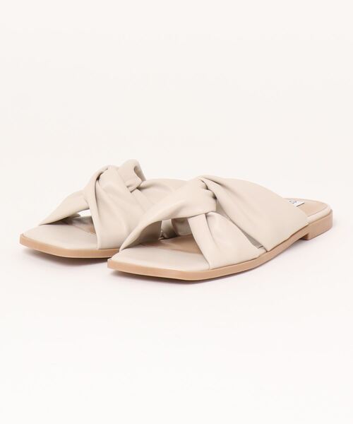 「STEVE MADDEN」 フラットサンダル 23.0cm アイボリー レディース_画像4
