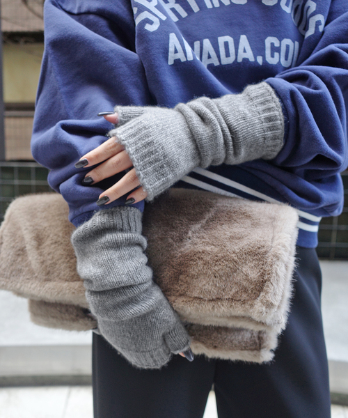 新品　ウィリアム ブラントン SLOBE IENA 別注 グローブ 手袋 ピンク WILLIAM BRUNTON SLOBE別注 ロンググローブ WB25-08（手袋）｜SLOBE