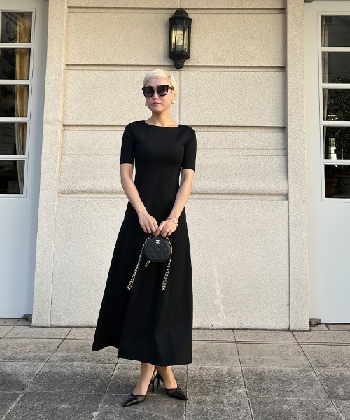 JENNE ブラックシャツワンピース 半袖 JENNE」 半袖ワンピース SMALL ブラック レディース : ZOZOTOWN Yahoo