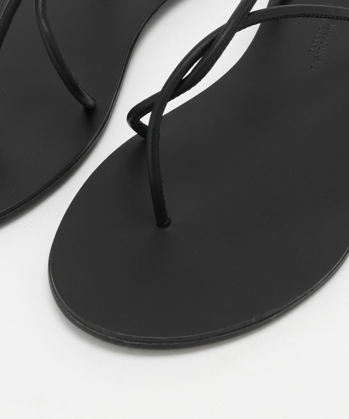 「NICOLAS LAINAS」 フラットサンダル 38inch シルバー レディース_画像2