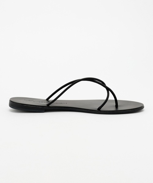 「NICOLAS LAINAS」 フラットサンダル 38inch シルバー レディース_画像8