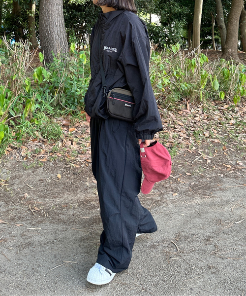 「kutir」 ナイロンブルゾン LARGE ブラック レディース_画像2