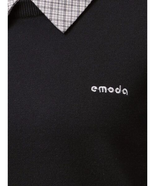 EMODA（エモダ） ブラウス シャツ レイヤードシャツニット レディース
