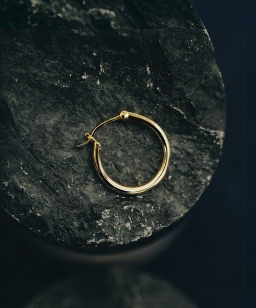 LIDnM（リドム） ピアス Llife 18KGP PIERCE メンズ : ZOZOTOWN Yahoo