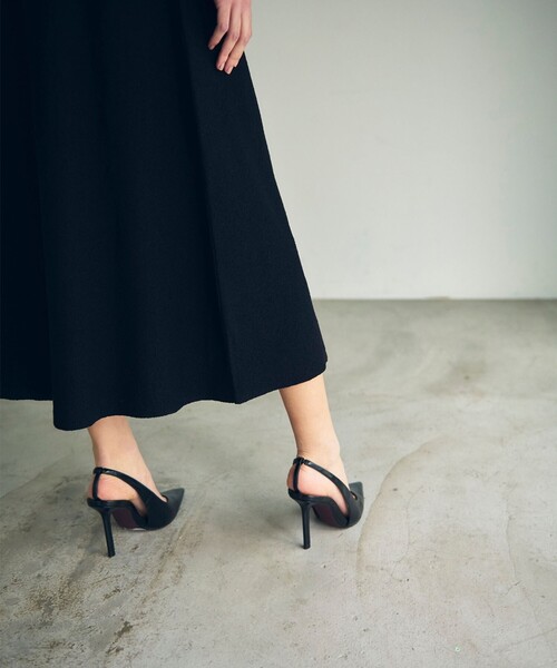 「GRACE CONTINENTAL」 ニットワンピース 36 ブラック レディース_画像7