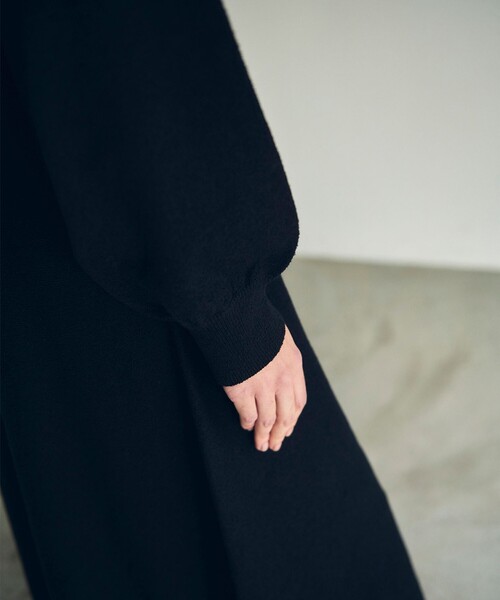 「GRACE CONTINENTAL」 ニットワンピース 36 ブラック レディース_画像8