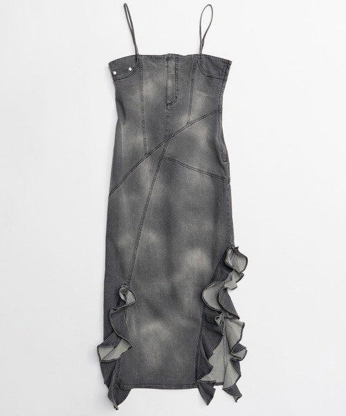 MAISON SPECIAL（メゾンスペシャル） ワンピース Frill Denim Dress