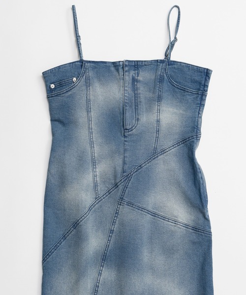 MAISON SPECIAL（メゾンスペシャル） ワンピース Frill Denim Dress