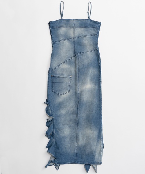 MAISON SPECIAL（メゾンスペシャル） ワンピース Frill Denim Dress