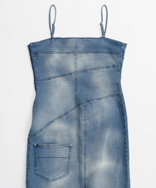 MAISON SPECIAL（メゾンスペシャル） ワンピース Frill Denim Dress
