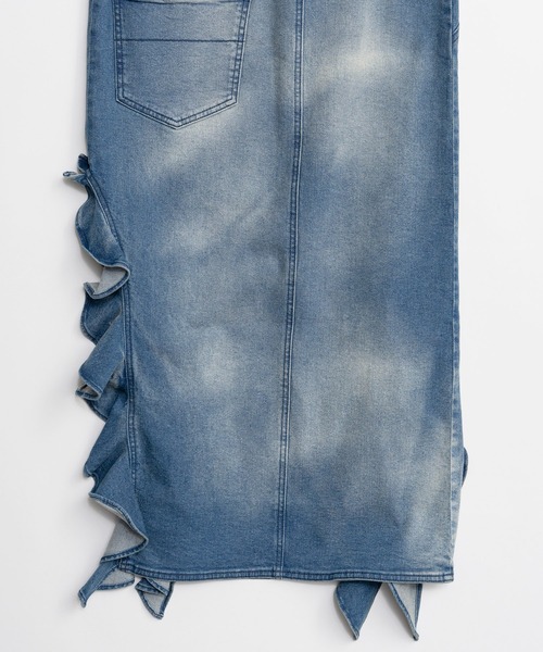 MAISON SPECIAL（メゾンスペシャル） ワンピース Frill Denim Dress