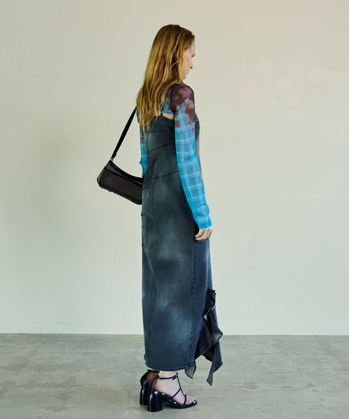 MAISON SPECIAL（メゾンスペシャル） ワンピース Frill Denim Dress
