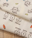 ベビー肌着 ねこ・うさぎガーゼコンビ肌着の詳細画像5
