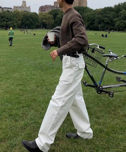 「aimoha」 長袖ニット MEDIUM ブラック メンズ_画像7