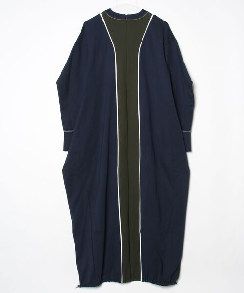 UN3D.（アンスリード） 長袖ワンピース 38 ブルー レディース