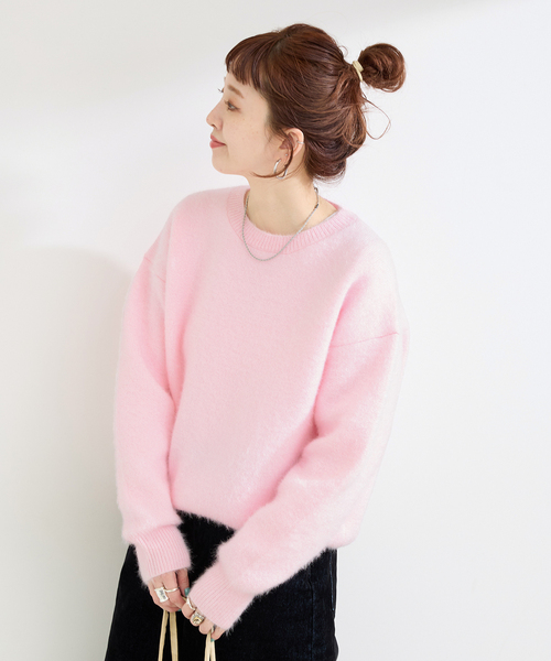 B.C STOCK(ベーセーストック) ニット セーター 手洗い可 / シャイン B.C STOCK(ベーセーストック) ニット セーター 手洗い可 / シャイン
