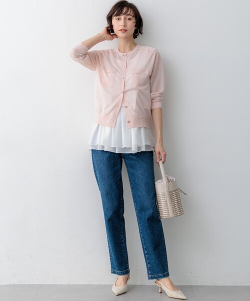 パンツ 23区DENIM ストレートフィット デニムパンツ レディース