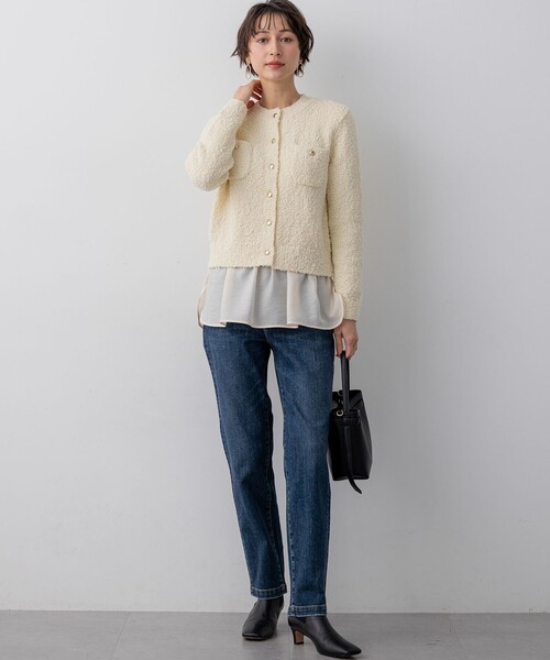 パンツ 23区DENIM ストレートフィット デニムパンツ レディース
