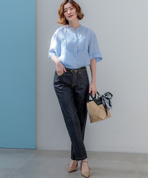 パンツ 23区DENIM ストレートフィット デニムパンツ レディース