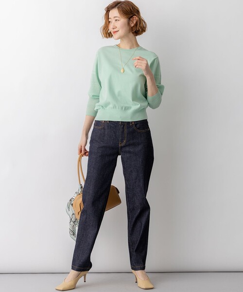 パンツ 23区DENIM ストレートフィット デニムパンツ レディース