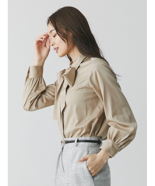 「TONAL」 長袖シャツ 38 オフホワイト レディース_画像3