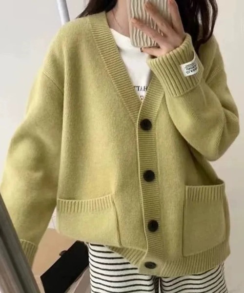 Beststore（ベストストア） カーディガン 厚手ニットカーディガン