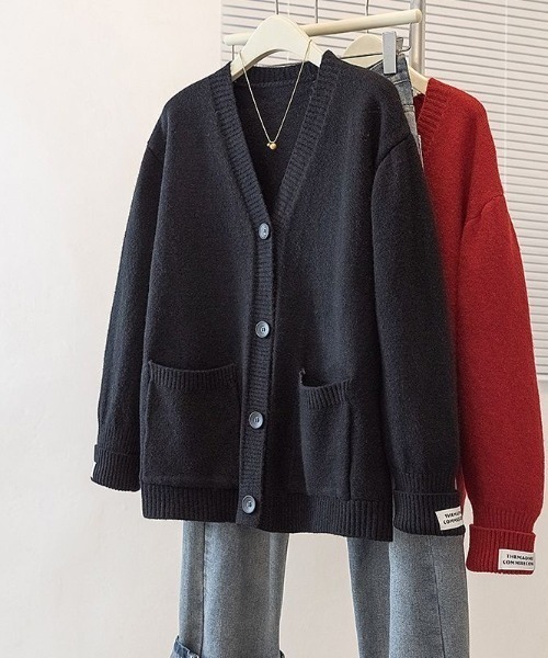 Beststore（ベストストア） カーディガン 厚手ニットカーディガン
