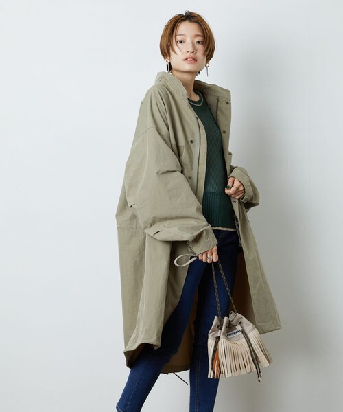 FREAK'S STORE（フリークスストア） モッズコート フリ- ベージュ