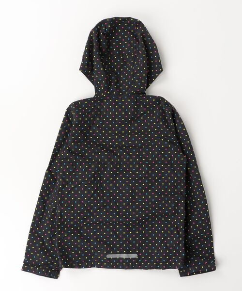 「Columbia」 「KIDS」ドット柄ナイロンブルゾン M ブラック キッズ_画像2